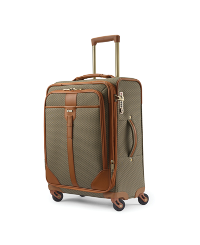 Shop Hartmann Luxe Ii Carry-on Expandable Spinner In Natural Tan
