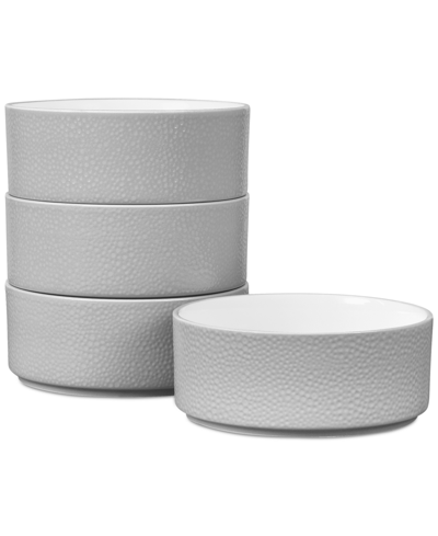NORITAKE COLORTEX STONE STAX CEREAL BOWLS, SET OF 4 