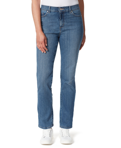Shop Gloria Vanderbilt Amanda Straight-leg Jeans In Petite Short In Hartford W