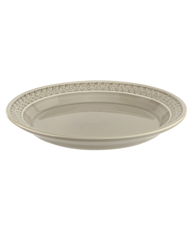 Portmeirion Botanic Garden Harmony Stone 10.5" Dinner Plate, Set Of 4 In Gray