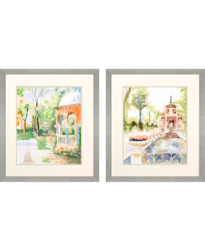Shop Paragon Picture Gallery Peaceful Gardens Wall Art Set, 2 Piece In Green