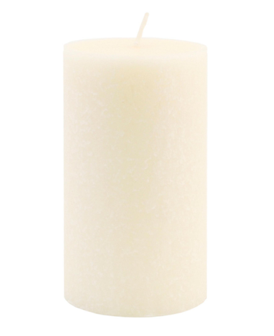 Root Candles Timberline Pillar Candle, 4" X 6" In Ivory