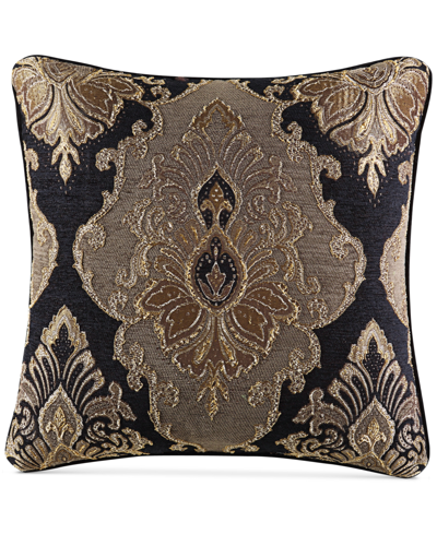 Shop J Queen New York Bradshaw Decorative Pillow, 20" X 20" In Black