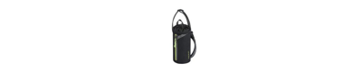 Shop Travelon Insulated Water Bottle Bag In Jet Black