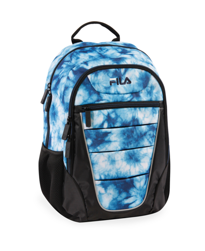 Shop Fila Argus 5 Backpack In Tie Dye Navy