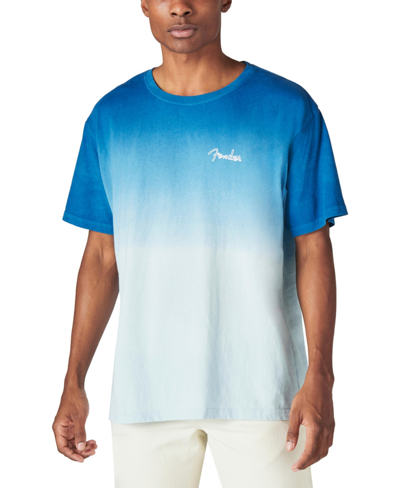 Shop Lucky Brand Men's Fender Surf Graphic T-shirt In Blue Multi