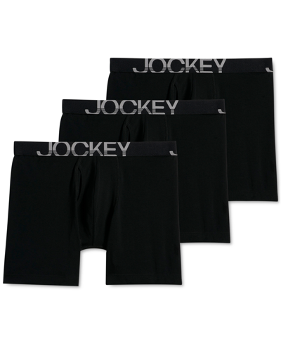 Shop Jockey Activestretch 7" Boxer Brief In Black