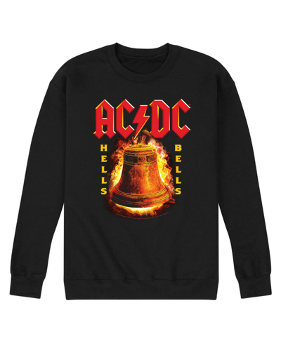 Shop Airwaves Men's Acdc Hells Bells Fleece T-shirt In Black