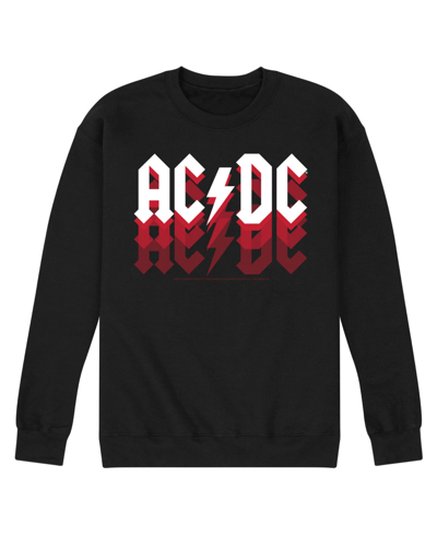 Shop Airwaves Men's Acdc Logo Fleece T-shirt In Black
