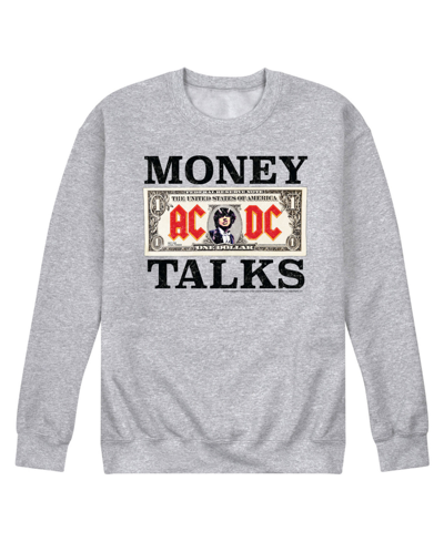Shop Airwaves Men's Acdc Money Talks Fleece T-shirt In Gray
