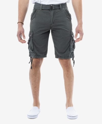 Shop X-ray Men's 12.5-inch Inseam Cargo Shorts In Gray
