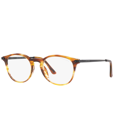 Shop Giorgio Armani Men's Sunglasses, 51 In Striped Honey