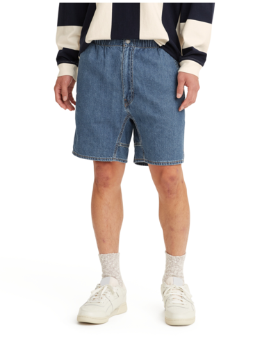 Shop Levi's Men's Stay Loose Boxer Shorts In Fancy Stone