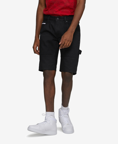 Shop Ecko Unltd Men's Big And Tall Carpenter Denim Shorts In Black