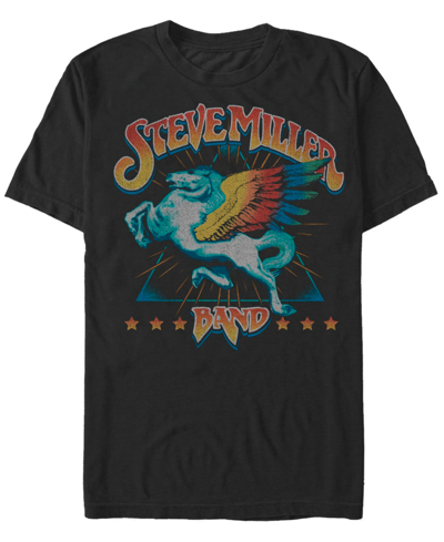 Shop Fifth Sun Men's Steve Miller Band Burst Short Sleeve T-shirt In Black