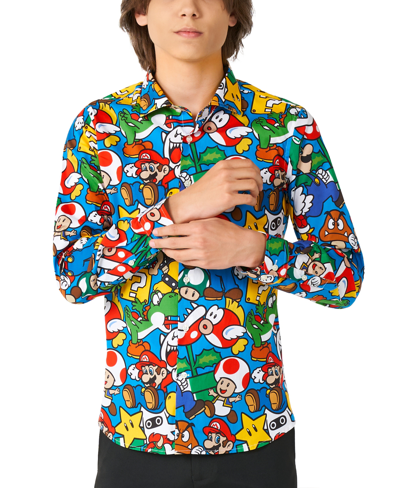 Shop Opposuits Big Boys Super Mario Licensed Nintendo Shirt In Multi