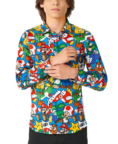 Opposuits Big Boys Super Mario Licensed Nintendo Shirt In Multi