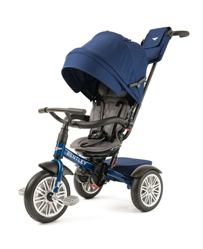 Posh Baby And Out Peak  Kids Bentley Trike 6 In 1 Convertible Stroller Trike In Dark Blue