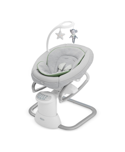 Shop Graco Soothe My Way Swing With Removable Rocker In Green