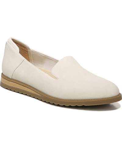 Shop Dr. Scholl's Women's Jetset Loafers In White Faux Leather
