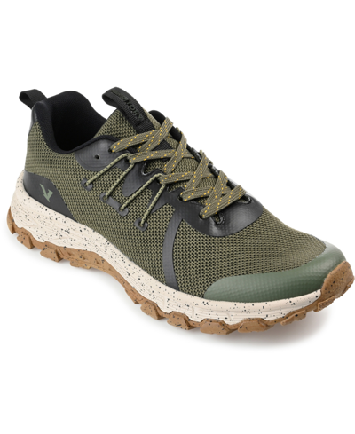 Shop Territory Men's Mohave Knit Trail Sneakers In Green