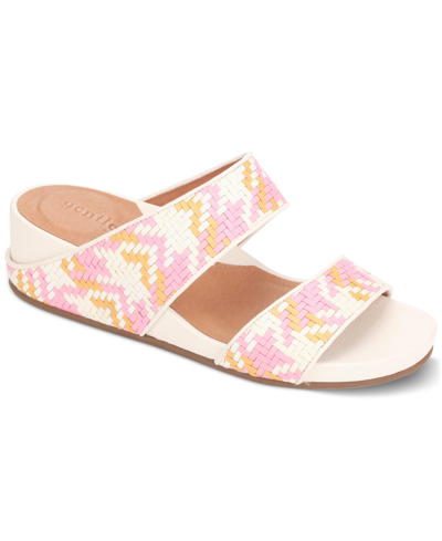 Shop Gentle Souls Women's Gisele Slip-on Sandals In Rose Multi