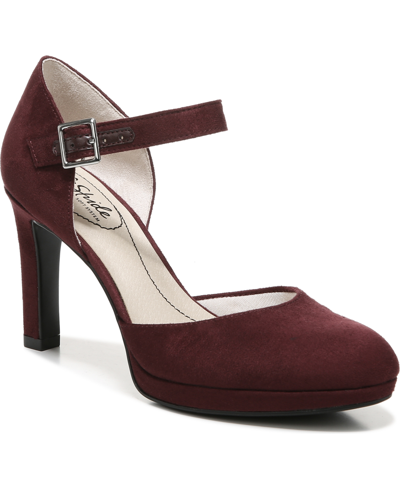 Shop Lifestride Jean Pumps Women's Shoes In Pinot Noir Eco-microsuede