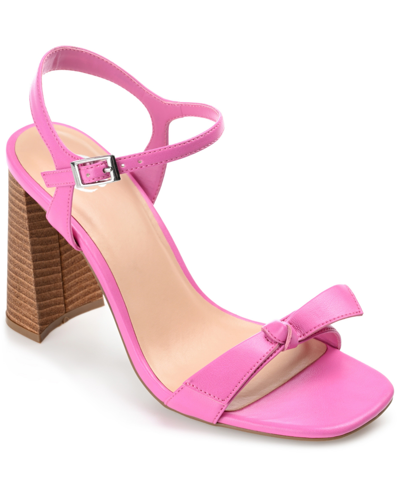 Shop Journee Collection Women's Dianne Sandals In Pink