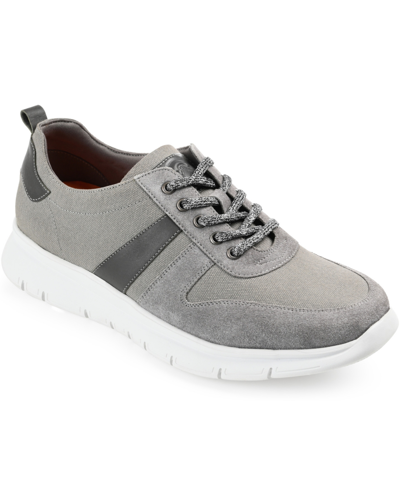 Thomas & Vine Men's Adler Mixed Media Sneakers In Gray
