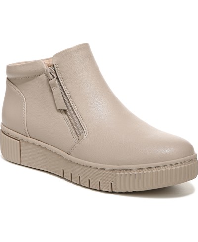 Shop Soul Naturalizer Turner-mid Hi-top Sneakers Women's Shoes In Warm Taupe Faux Leather