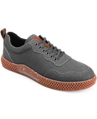 Shop Thomas & Vine Men's Kemp Textile Sneakers In Charcoal