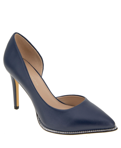 Shop Bcbgeneration Women's Harnoy Pointed-toe D'orsay Pumps In Dark Ink