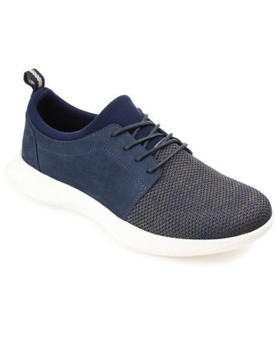 Thomas & Vine Men's Hadden Knit Casual Sneakers In Navy