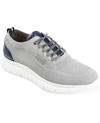 Shop Thomas & Vine Men's Jackson Knit Sneakers In Gray