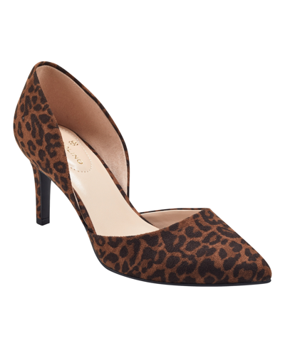 Shop Bandolino Women's Grenow D'orsay Pumps In Dark Leopard