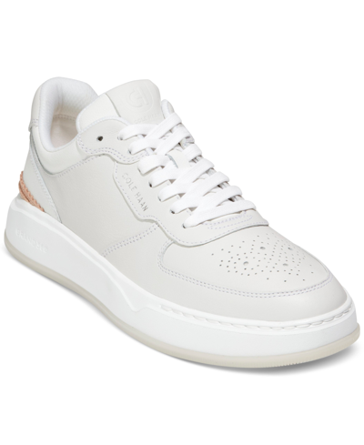 Shop Cole Haan Men's Grandpro Crossover Sneakers In Optic White