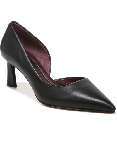 Shop Franco Sarto Women's Tana Pointed Toe Pumps In Black Leather