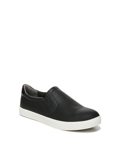 Shop Dr. Scholl's Women's Madison Slip-ons Women's Shoes In Black Perf Faux Leather
