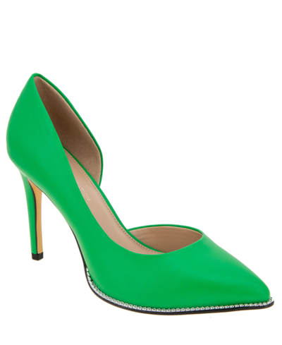 Shop Bcbgeneration Women's Harnoy Pointed-toe D'orsay Pumps In Lucky Green