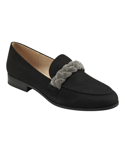 Shop Bandolino Women's Larna Braided Loafers Women's Shoes In Black