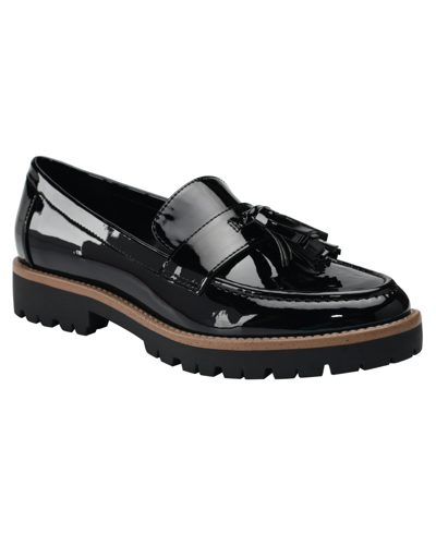 Shop Bandolino Women's Fillup Loafers In Black Patent