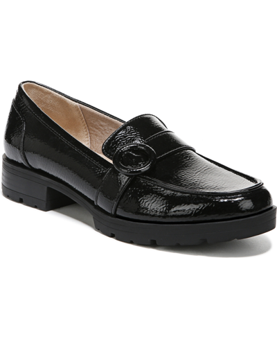 Shop Lifestride Lolly Slip-ons Women's Shoes In Black Faux Patent