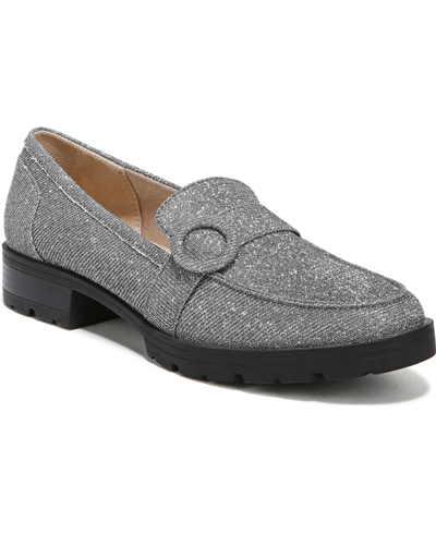 Shop Lifestride Lolly Slip-ons Women's Shoes In Pewter Fabric