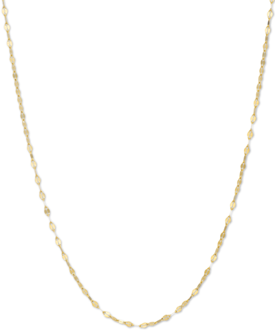 Shop Sarah Chloe Double Link 16" Chain Necklace In 14k Gold-plated Sterling Silver In Gold Over Sterling Silver