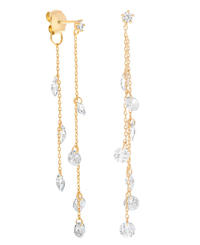 Shop Girls Crew Dewdrop Earrings In Gold-plated