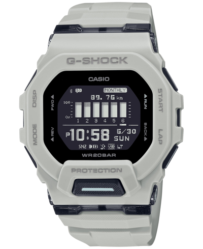 Shop G-shock Men's Digital Tan Resin Strap Watch 46mm, Gbd200uu-9