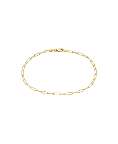Shop Zoe Lev 14k Gold Open Link Chain Bracelet