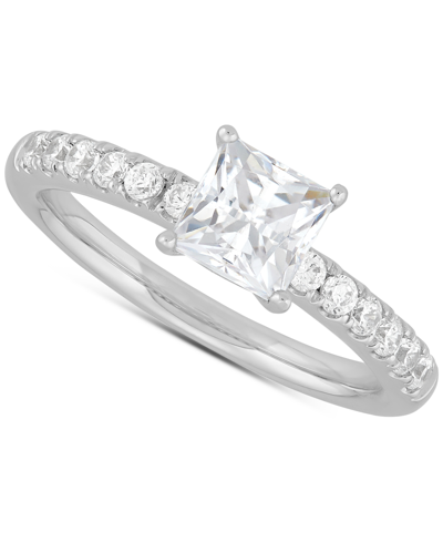 Grown With Love Igi Certified Lab Grown Diamond Ring (1-1/4 Ct. T.w.) In 14k White Gold In White Gold