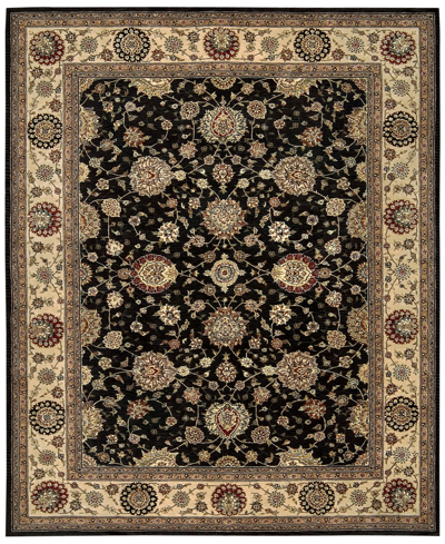 Shop Nourison Wool And Silk 2000 2204 8'6" X 11'6" Area Rug In Midnight