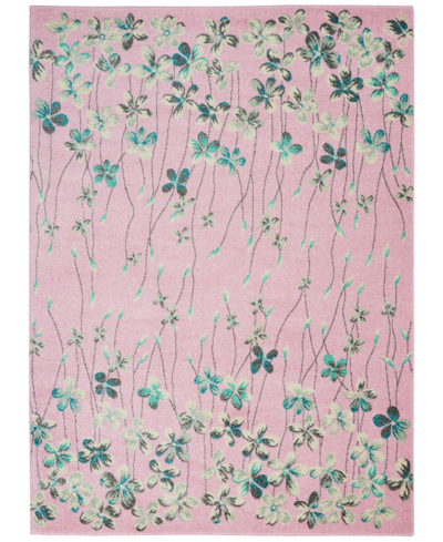 Shop Long Street Looms Peace Pea04 4' X 6' Area Rug In Pink